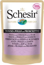 Schesir Tuna Chicken Ham (Тунец, курица, ветчина) для кошек