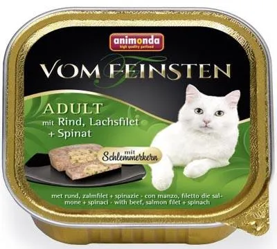 Vom Feinsten (с говядиной, лососем и шпинатом) для кошек