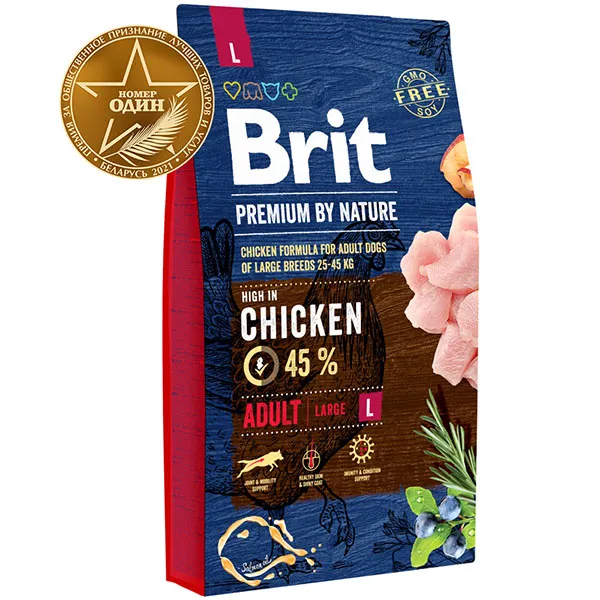 Корм Brit Premium by Nature Adult L для собак