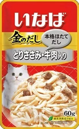 INABA CIAO Kinnodashi Куриное филе с говядиной для кошек